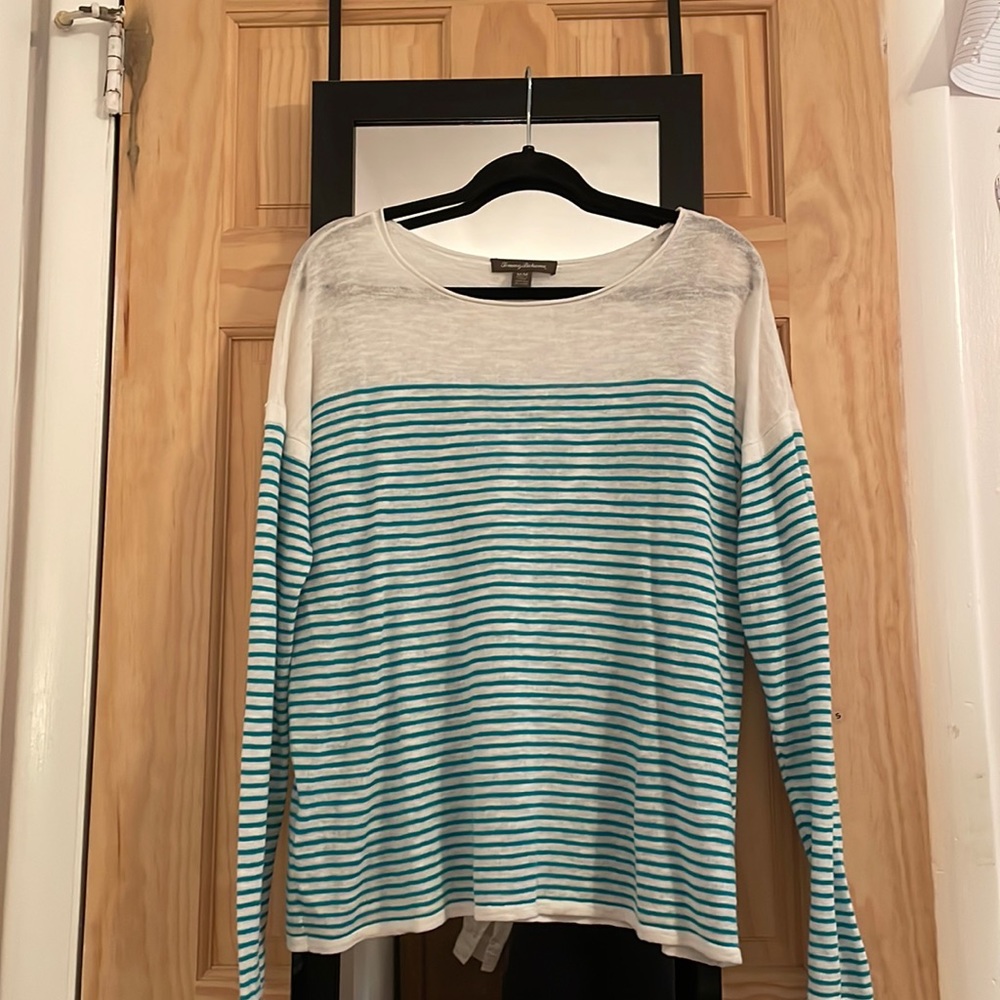 Long sleeve striped tommy bahama